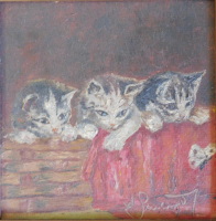 Tři kočičky - detail